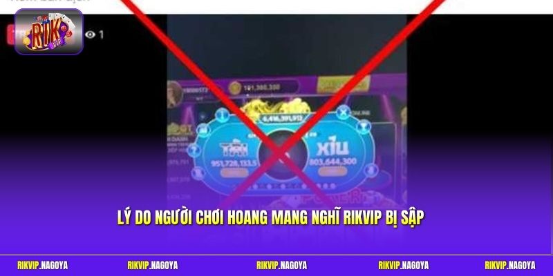 Lý do người chơi hoang mang nghĩ Rikvip bị sập